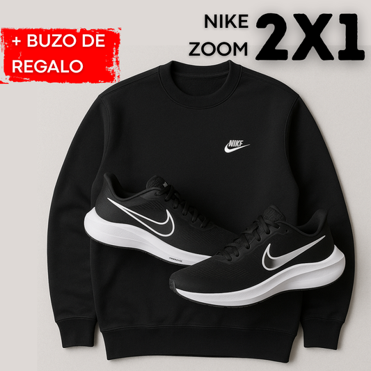 2X1 | NIKE ZOOM + BUZO DE REGALO