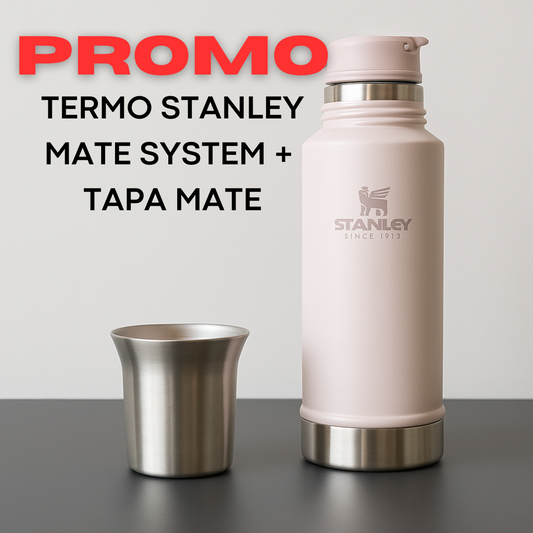 TERMO MATE SYSTEM CON TAPA MATE DE REGALO