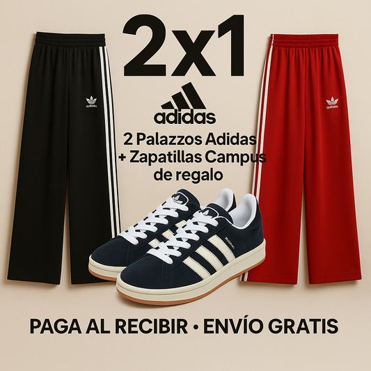 2x1 PALAZO ADIDAS + CAMPUS