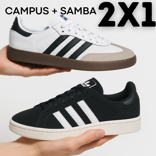 2X1 ADIDAS CAMPUS + SAMBA