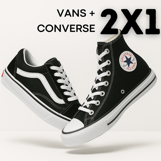 2X1 VANS + CONVERSE